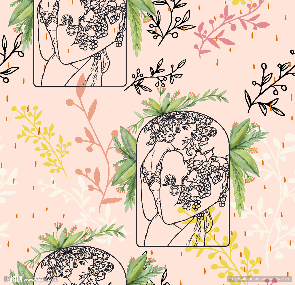 小碎花   数码印花