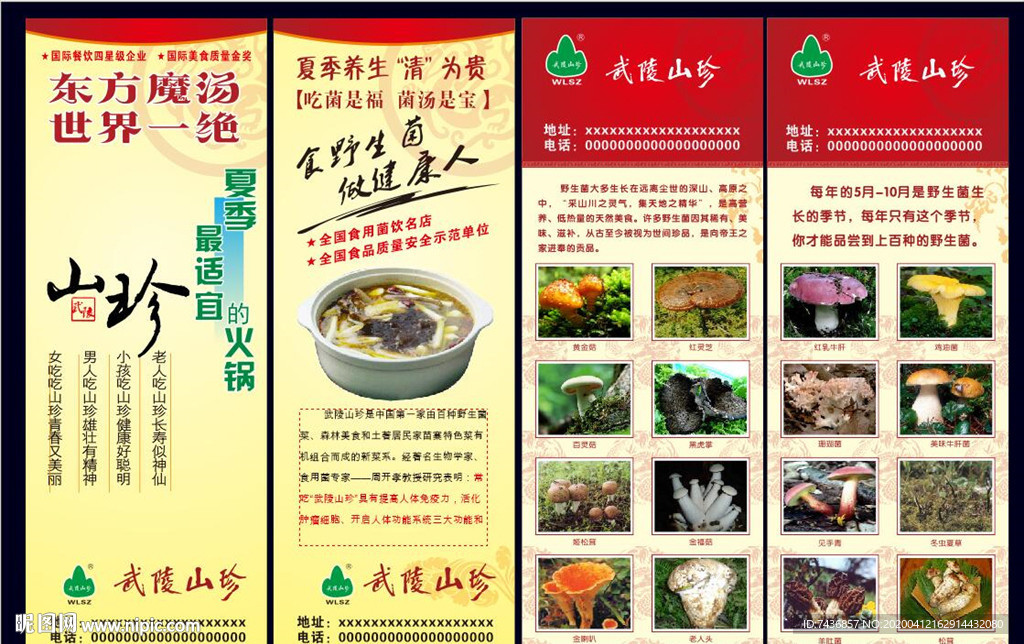 山珍野菌海海报