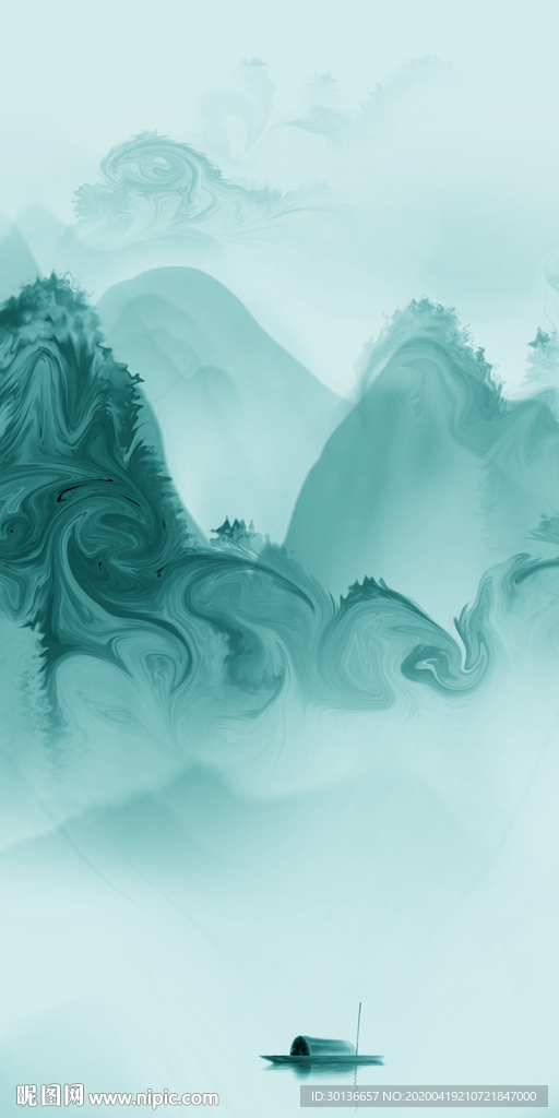 简约贵气玄关画 TIF分层