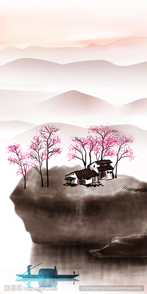 高清 轻奢玄关画 TIF分层