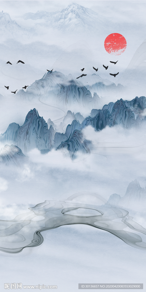 高清 装饰玄关画 TIF分层