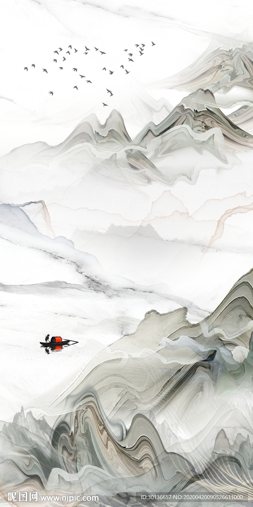 意境家装玄关画 TIF分层