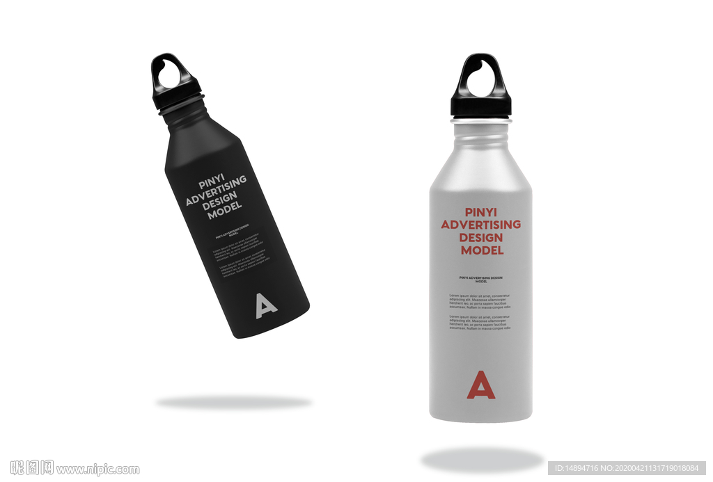 运动水杯样机图片