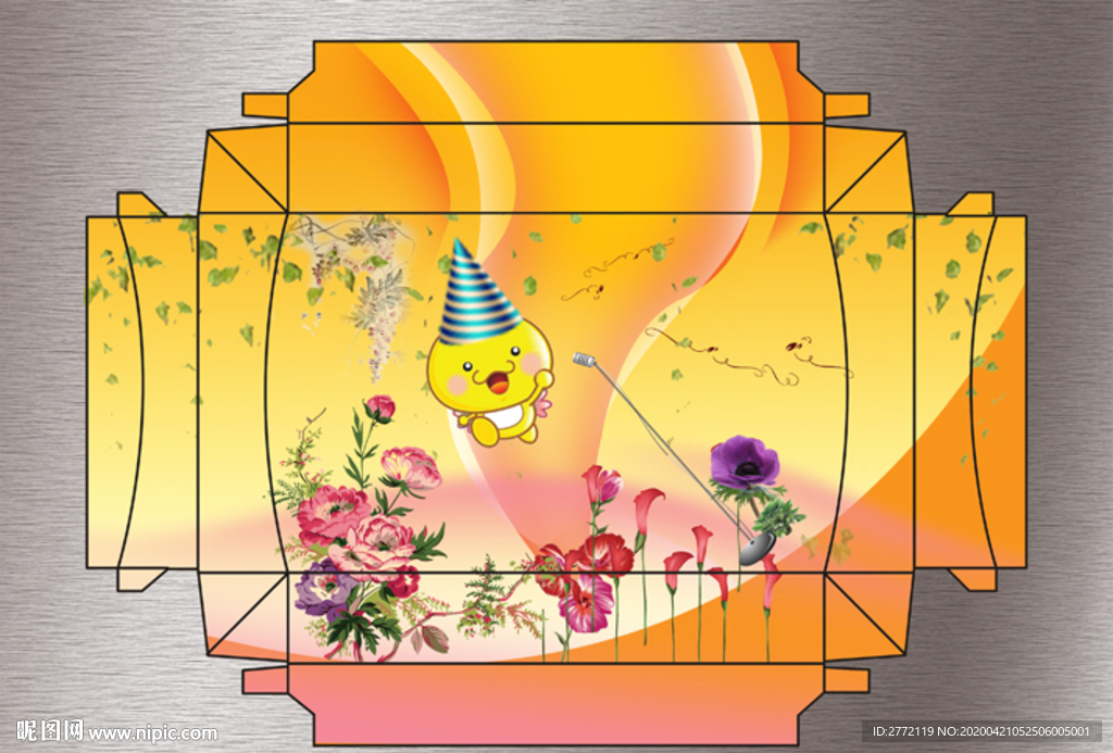 卡通鲜花 特色包装盒