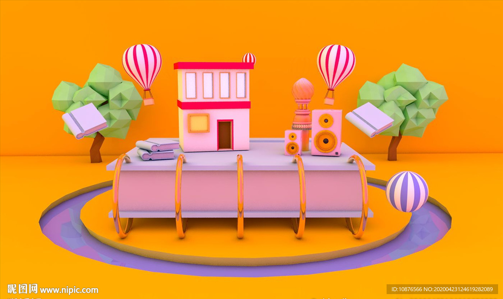 C4D 场景 C4D设计 颁奖