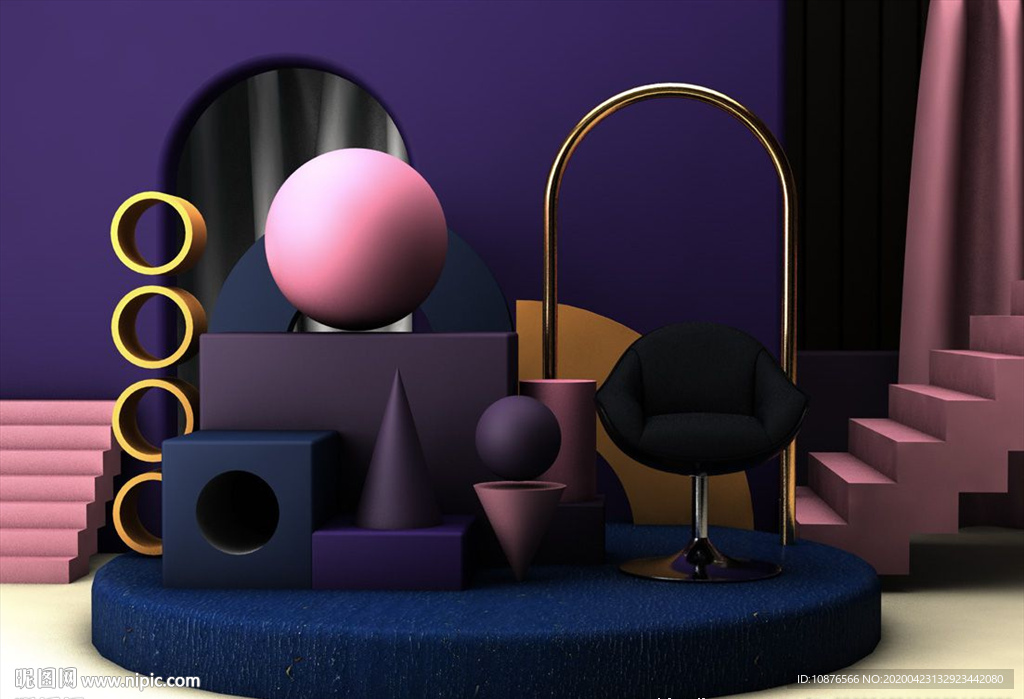 C4D 场景 C4D设计 颁奖