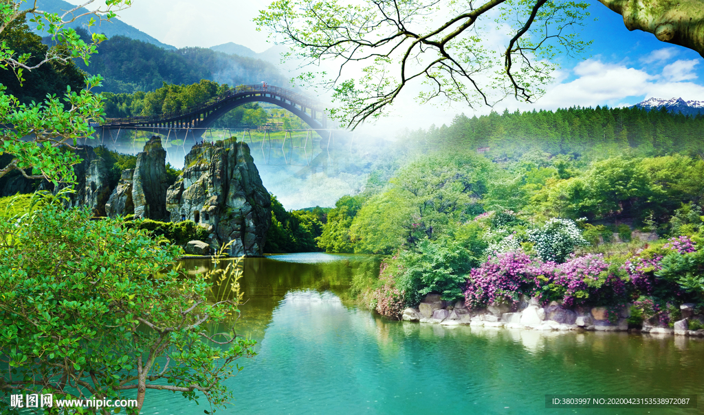 山水画 园林山水画