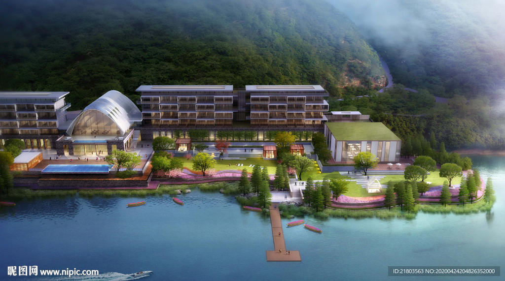 酒店效果图景观效果图建筑效果图