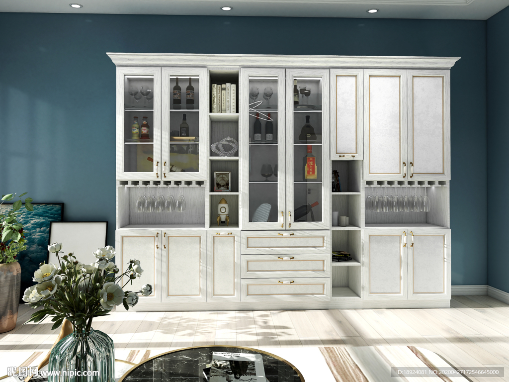 全铝家居 全屋定制 酒柜餐边柜