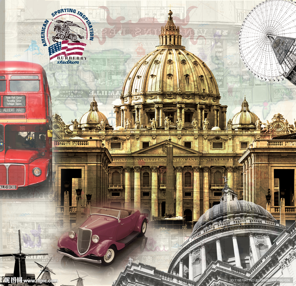 欧美复古怀旧欧式壁纸移门电视墙