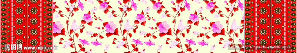 炫彩 双边 民族风 定位图片