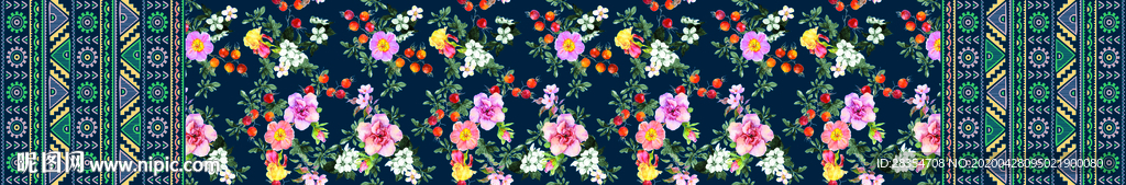 炫彩 双边 民族风 网布