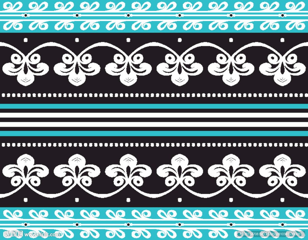 双边 素雅 简约 民族风