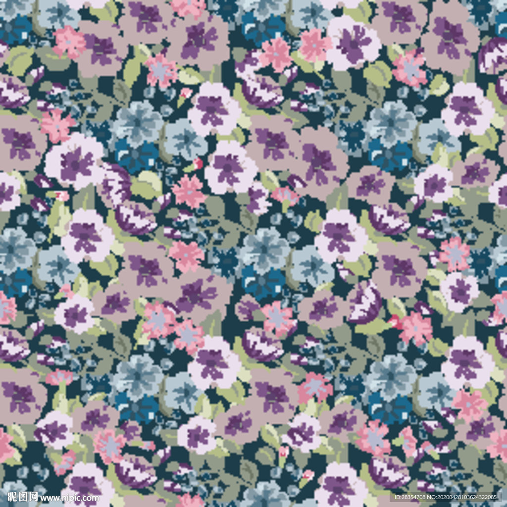 小碎花 设计 潮流 花卉