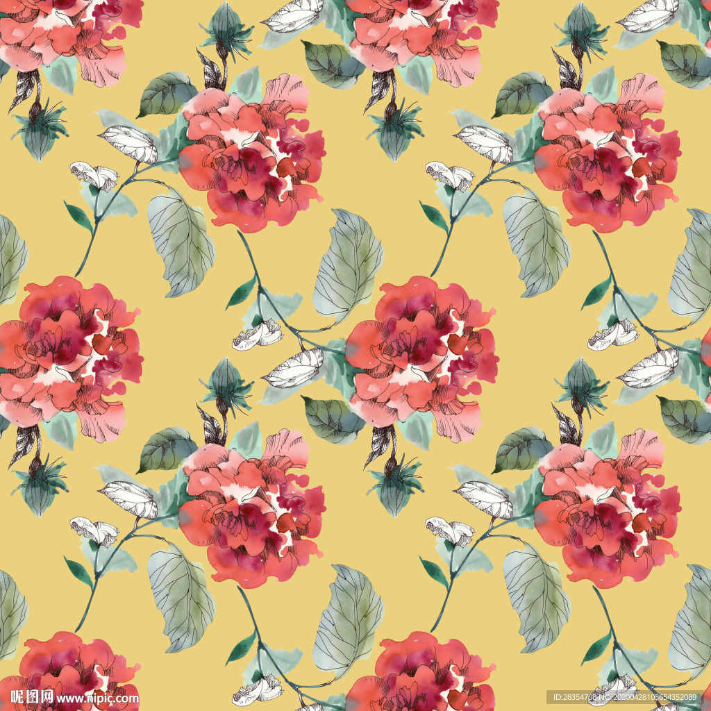 链条 花卉 复古 潮流