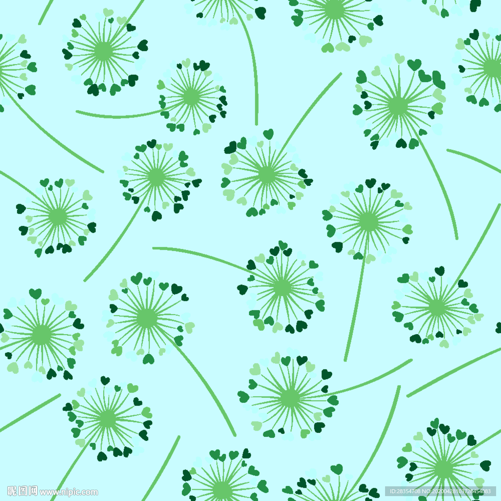 清新 淡雅 小爱心 设计