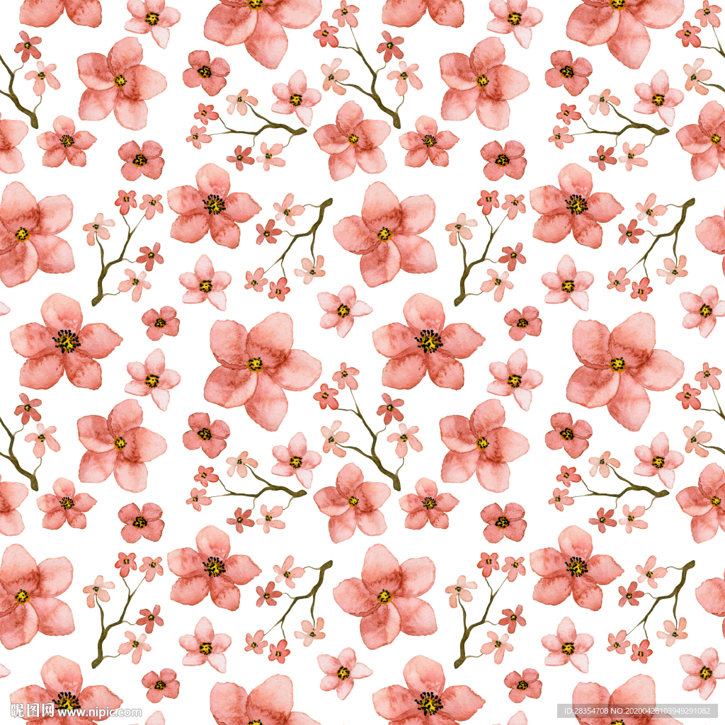 可爱风 图案 简约 碎花