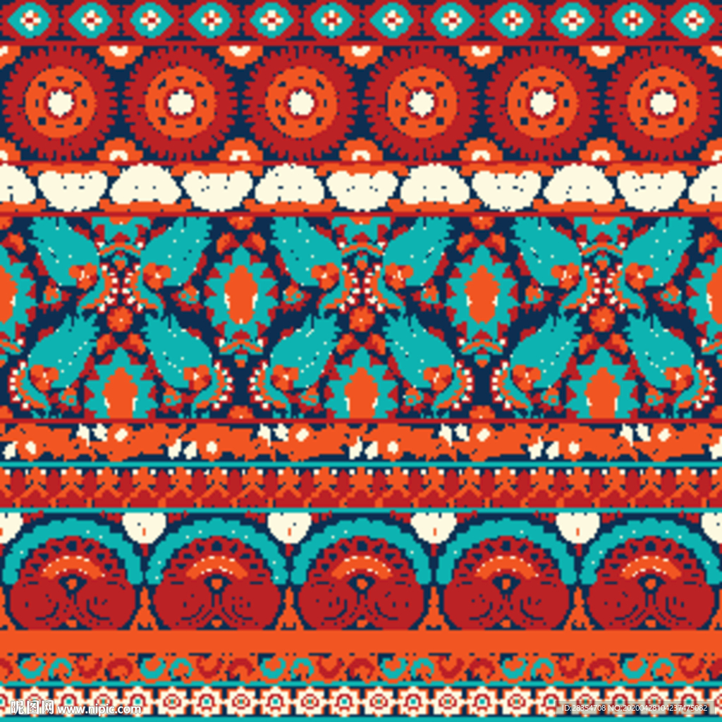 民族风 部落 贵族 西方 图案