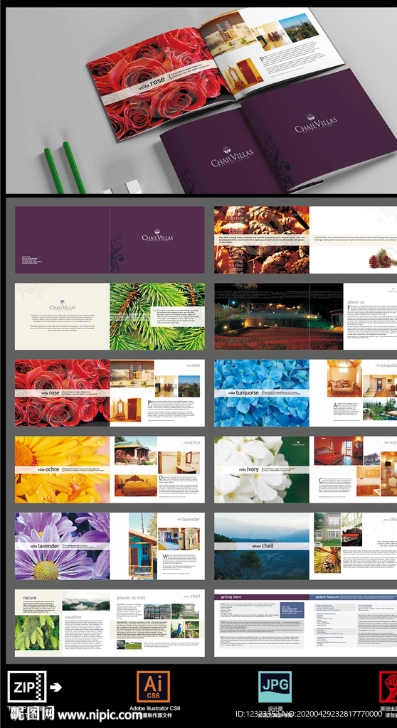 杂志画册内页排版