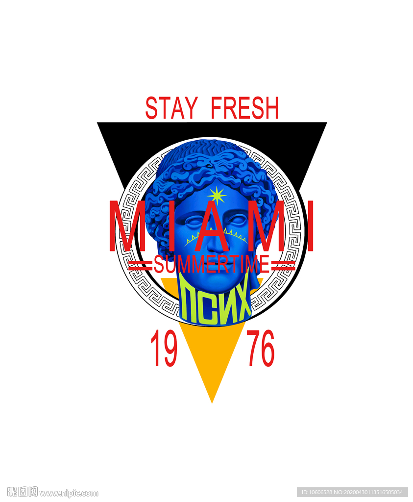 潮牌男装数码印花