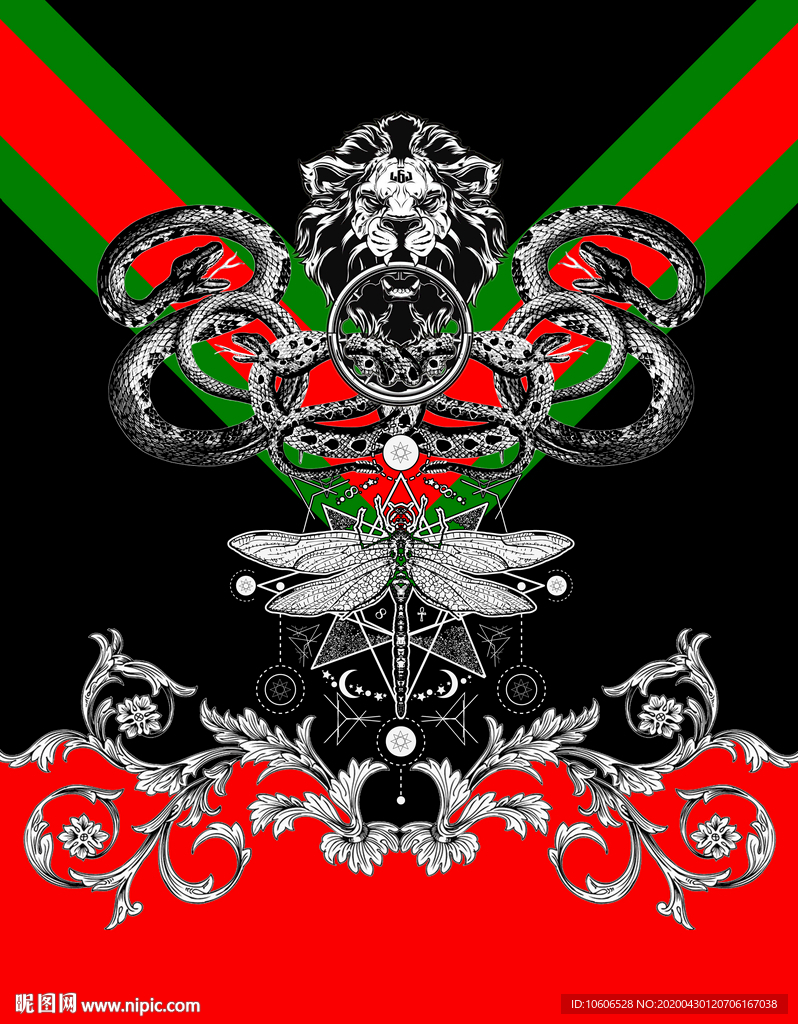 潮牌男装数码印花