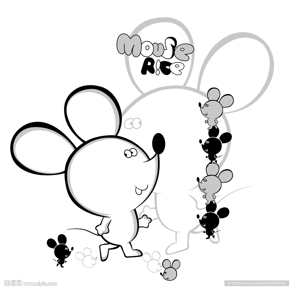 大牌睡衣可爱老鼠卡通图案