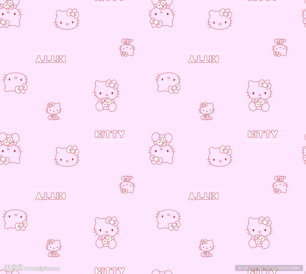 大牌睡衣可爱卡通猫图案