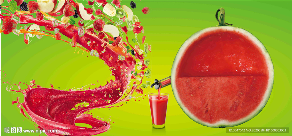 西瓜爽 背景画