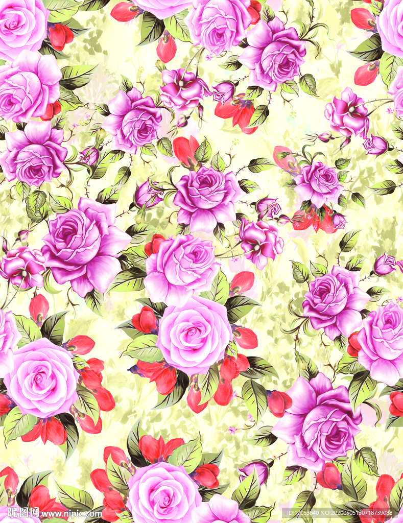 大牌女装  欧美元素 手绘花