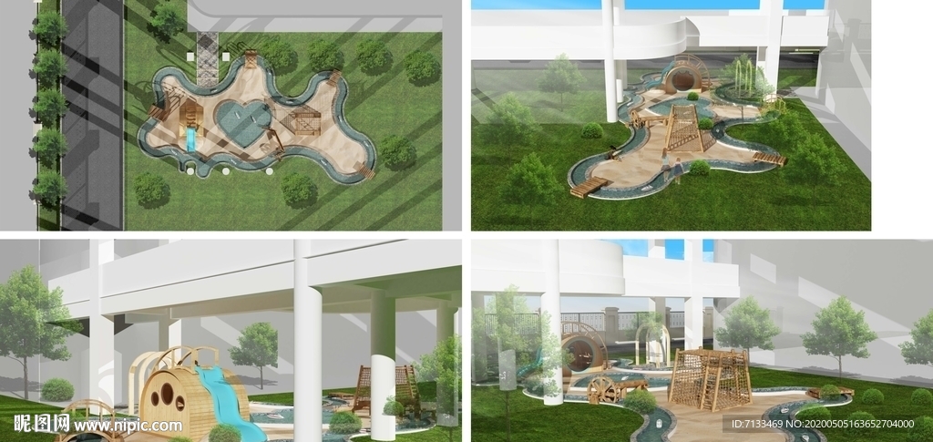 幼儿园玩沙玩水