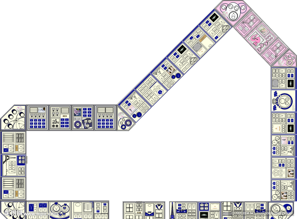 钻石彩金 道具陈列