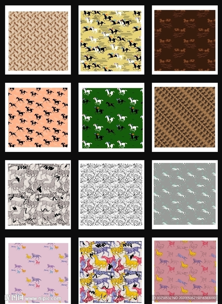 趣味可爱卡通马图片