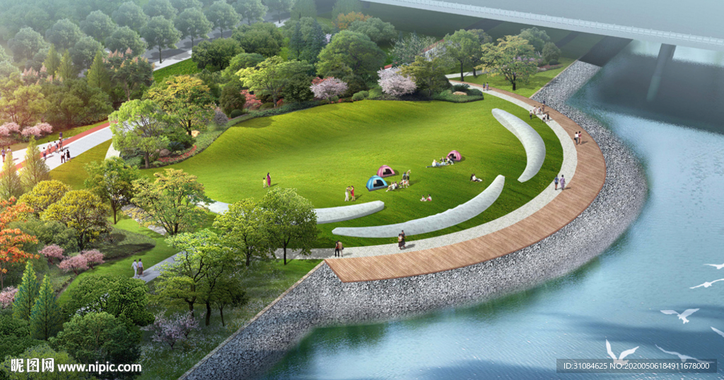 景观效果图湿地效果图公园效果图