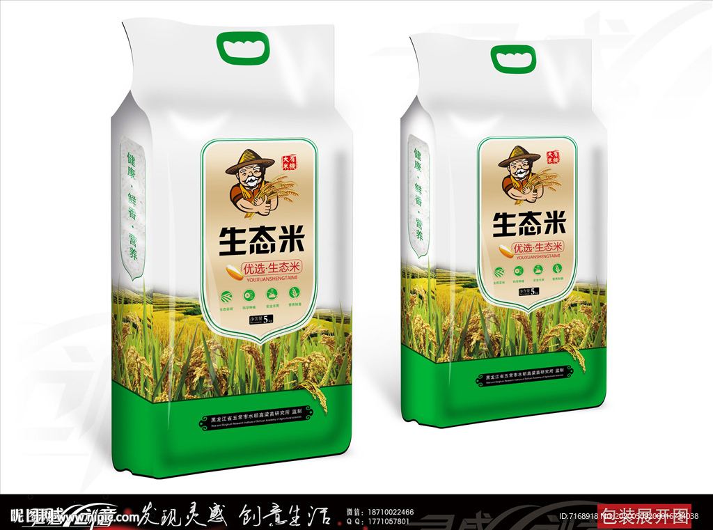 生态米展开图