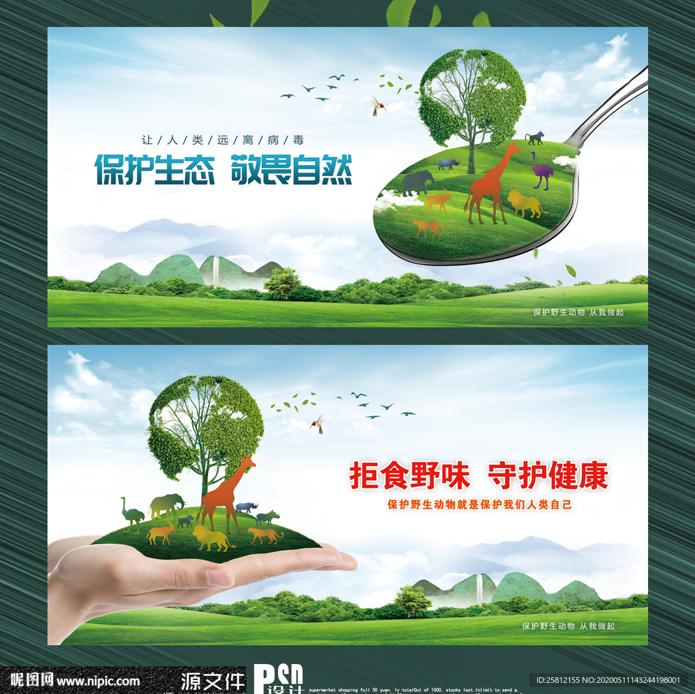 拒吃野味 保护野生动物