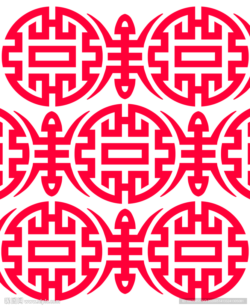 中国传统吉祥图案四方连续