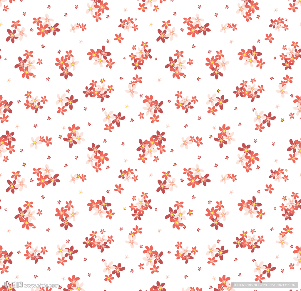 时尚几何抽象大牌数码印花小碎花