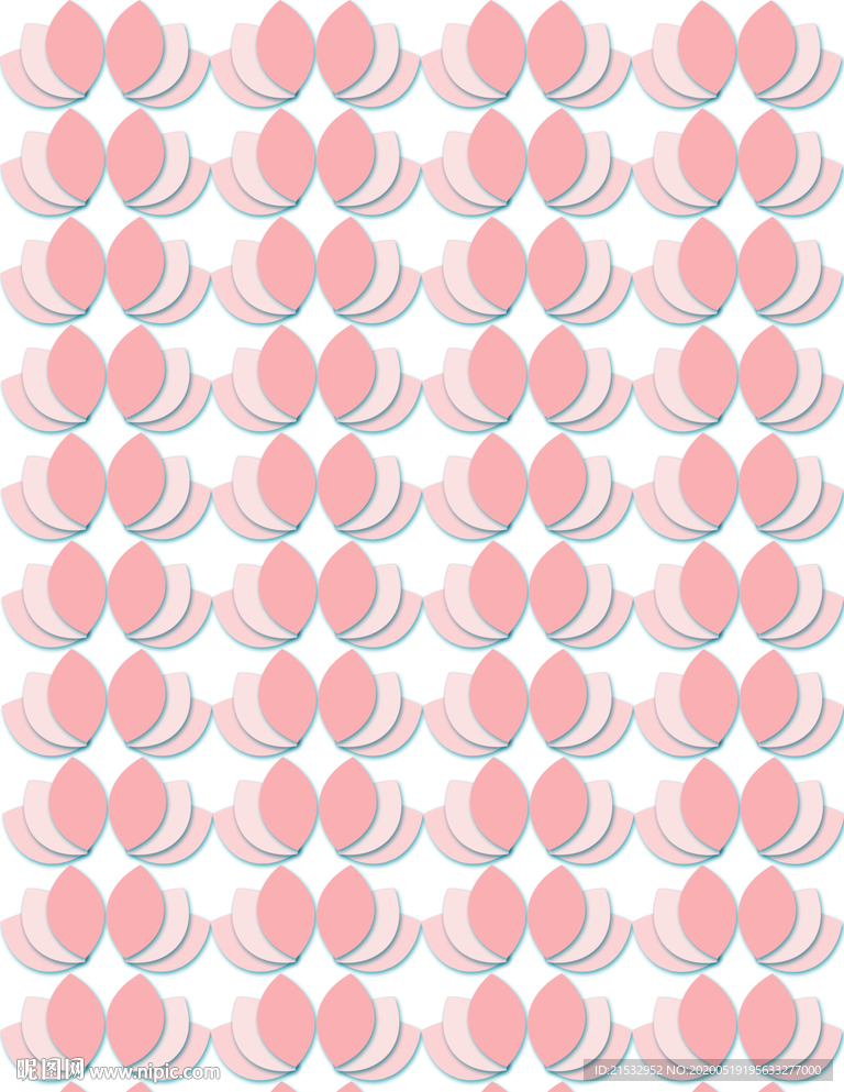 爱心桃心素材印花图案