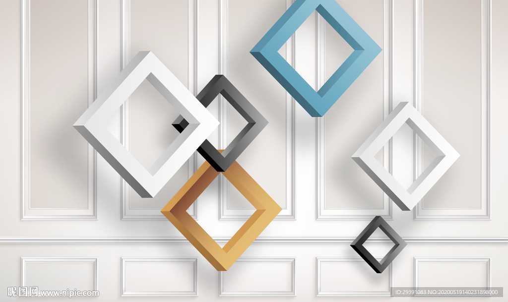 现代简约几何图