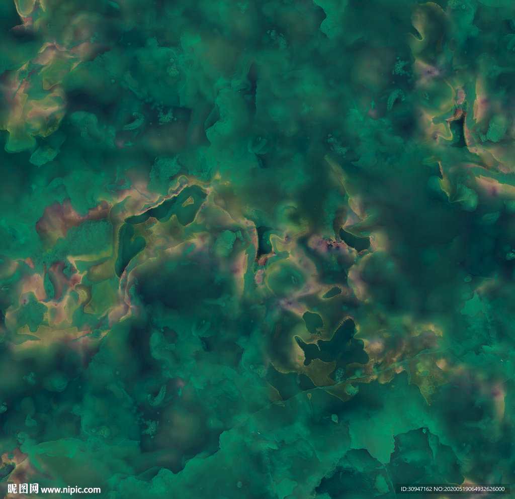 绿色新大理石 PSD通道分层