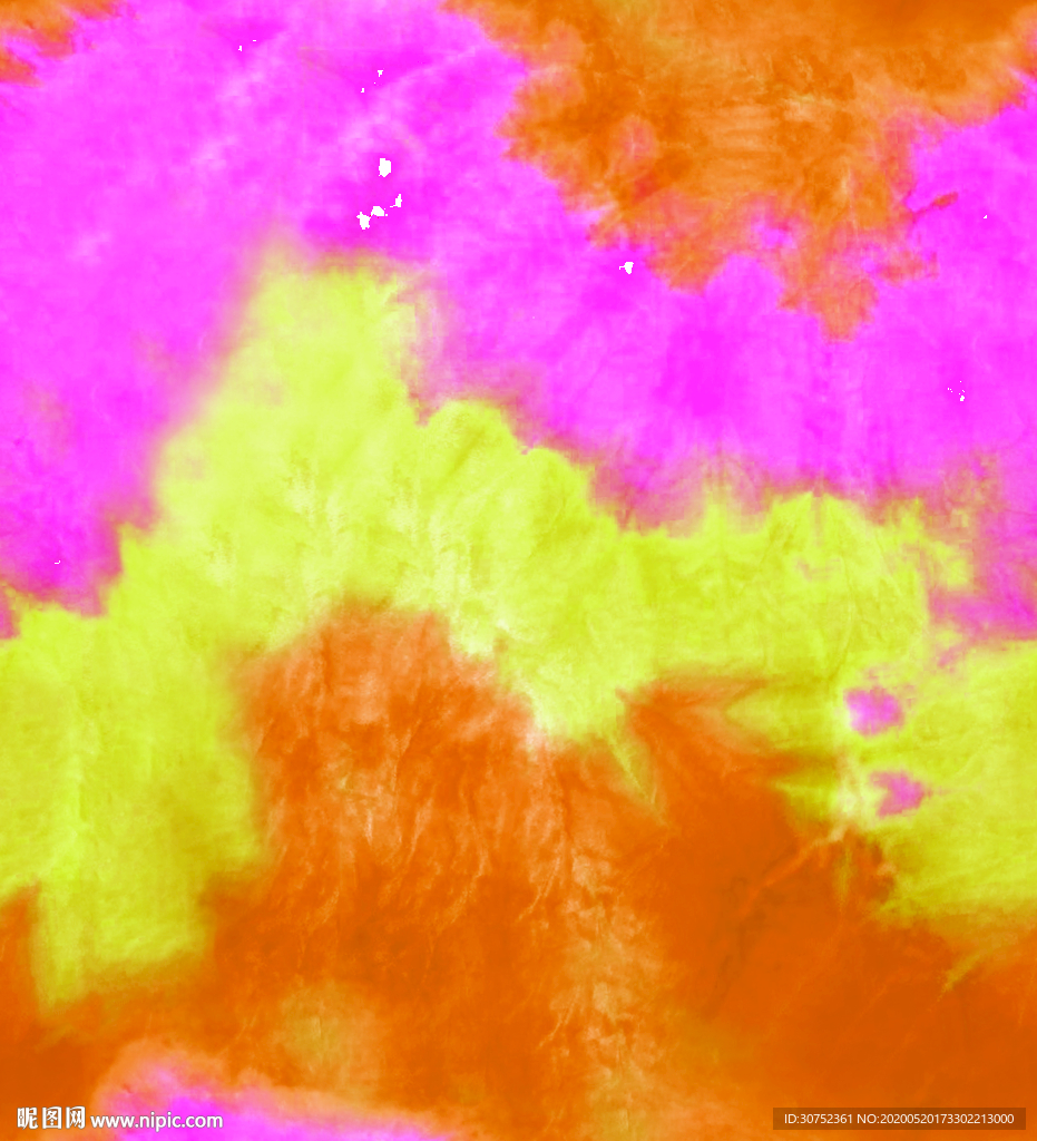 扎染  彩色过渡 数码 有分色