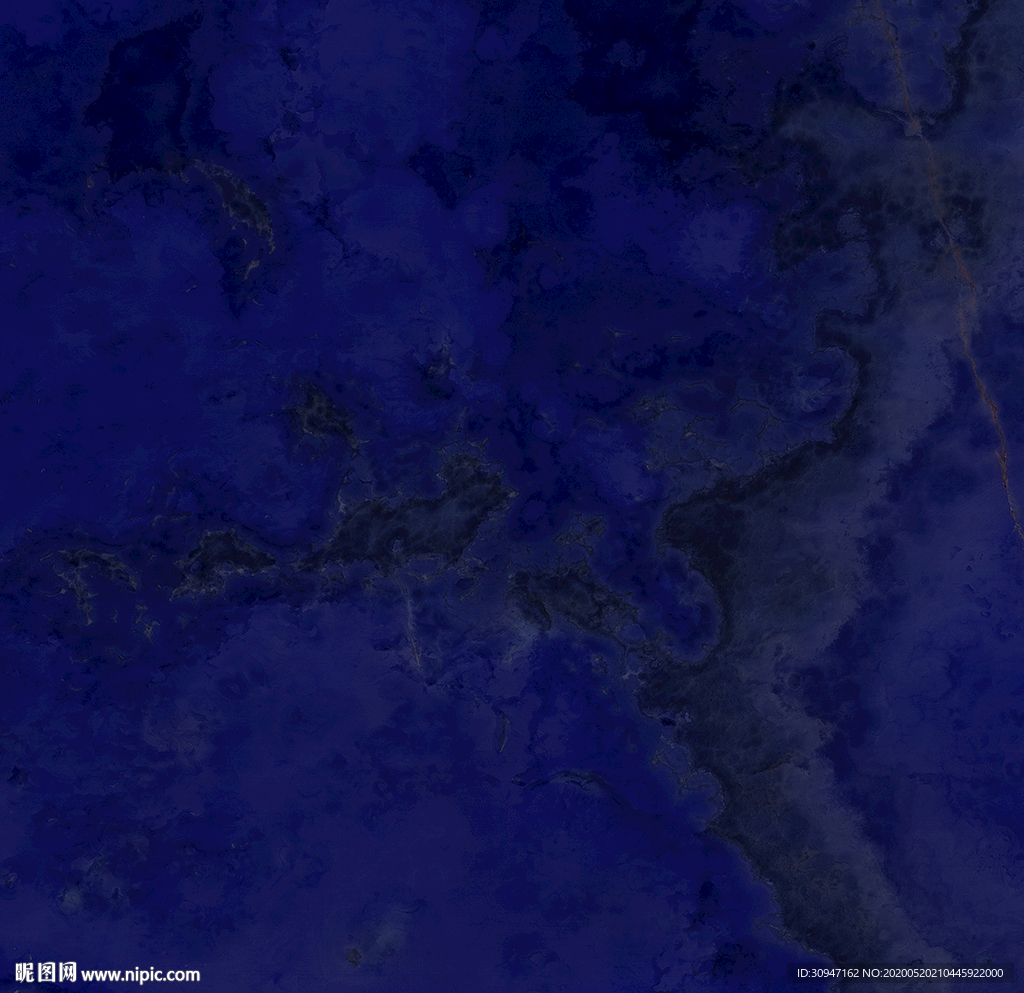蓝色大气石纹 PSD通道分层