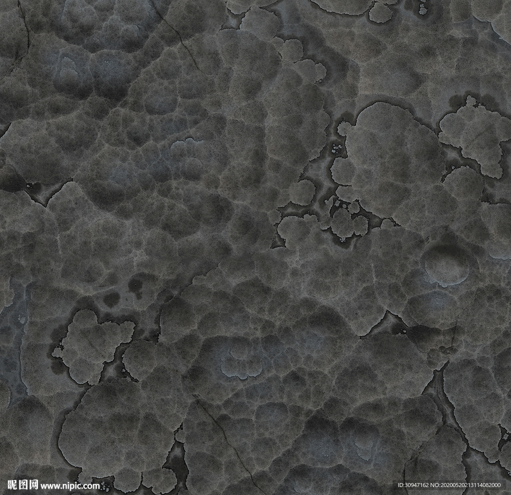 黑色大气石纹 PSD通道分层