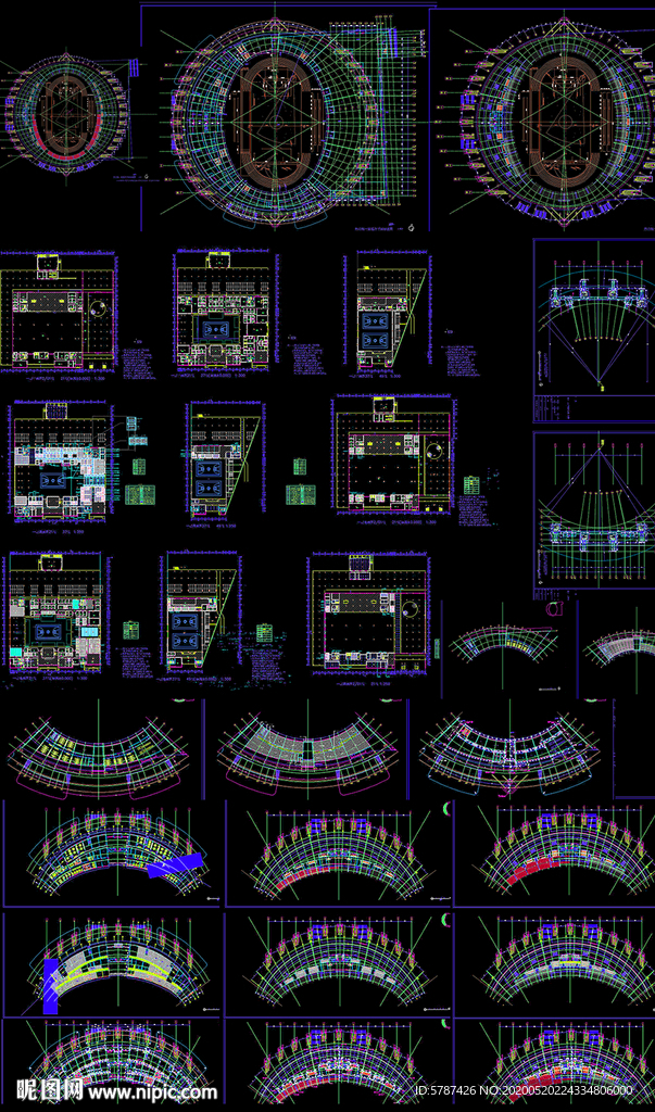体育会展中心施工图