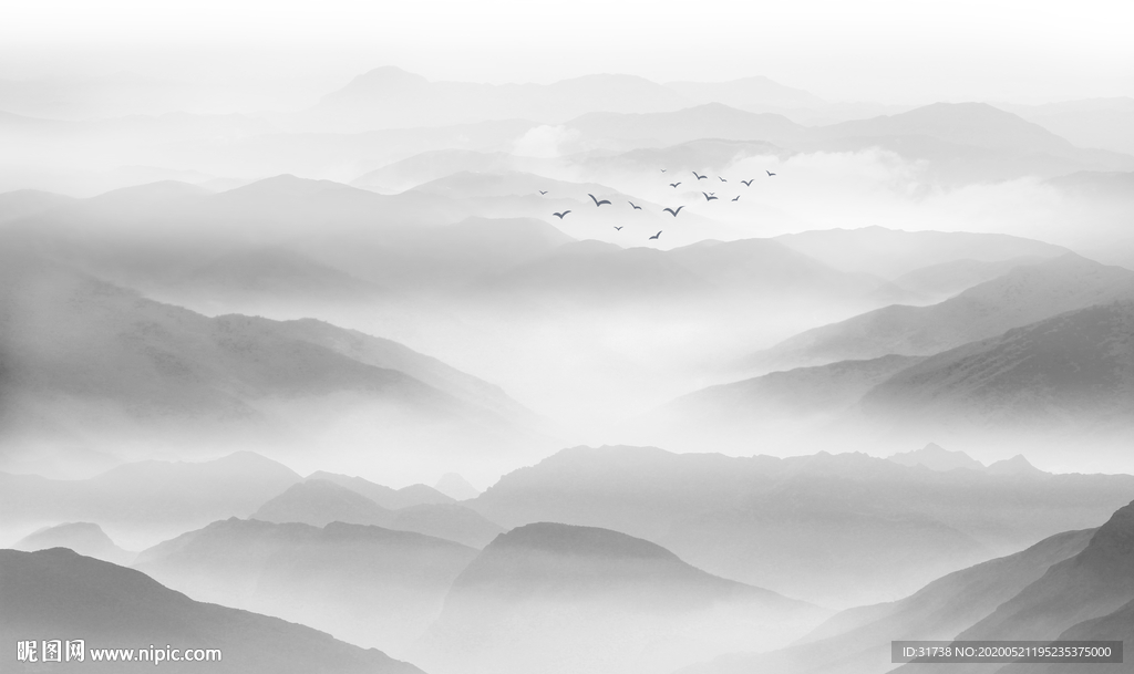 山水画国画山水画