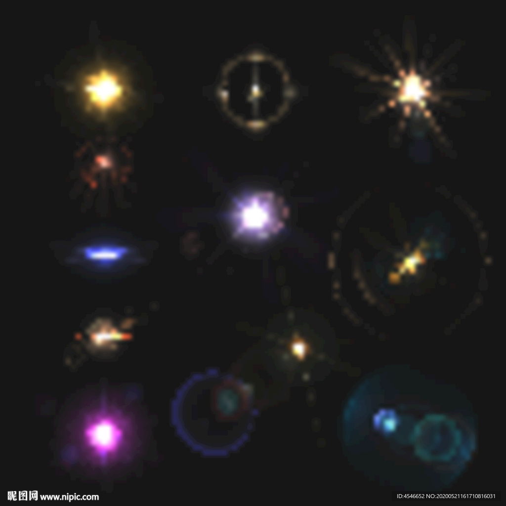 光线光晕效果免扣