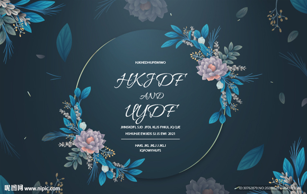 封面画册花朵服装相册邀请函结婚