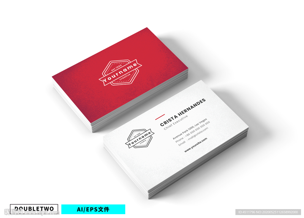 时尚现代概念名片