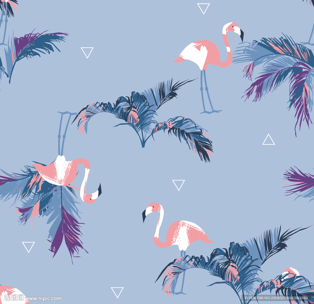 火烈鸟 热带花卉