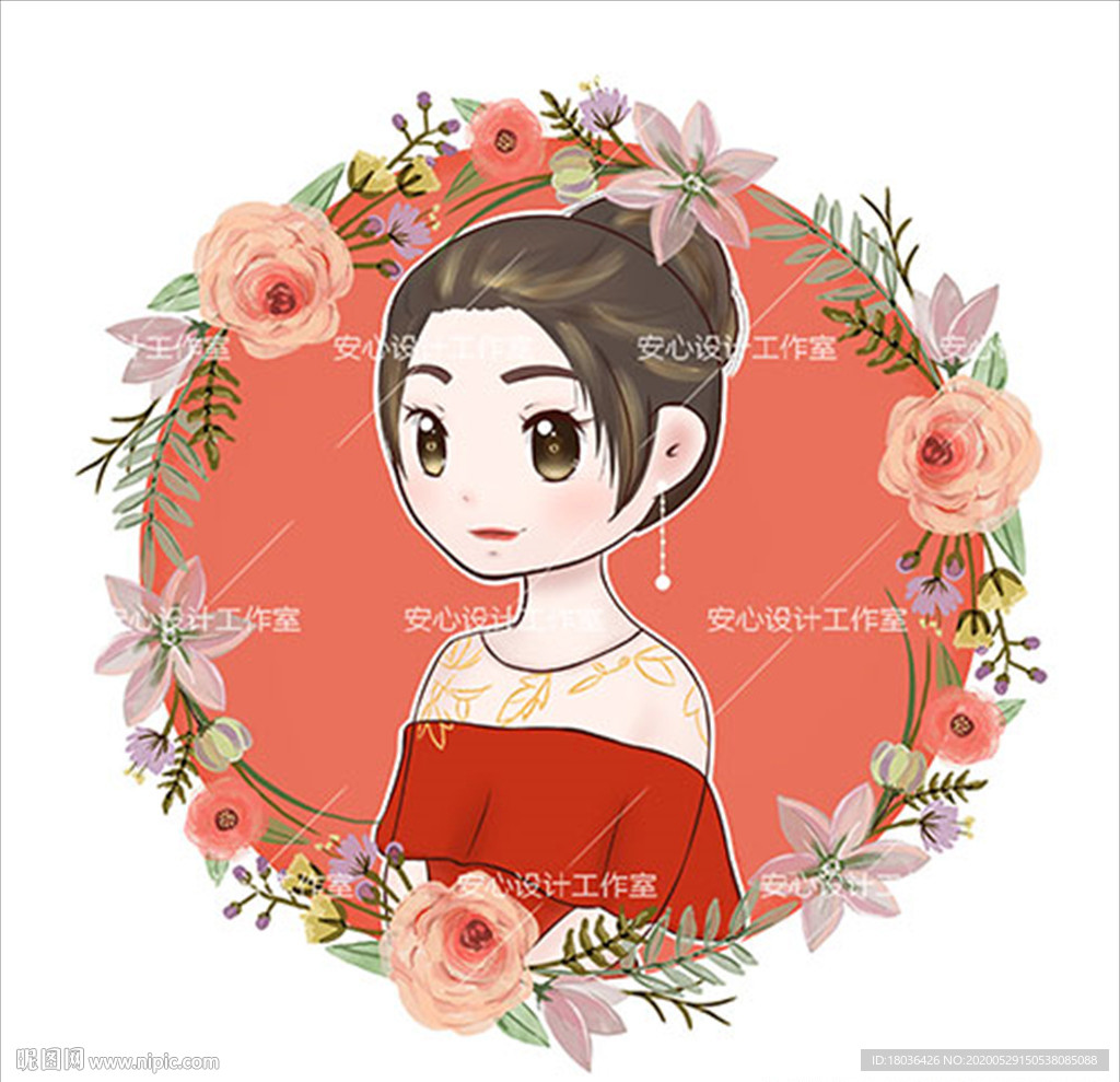 原创Q版手绘卡通人物